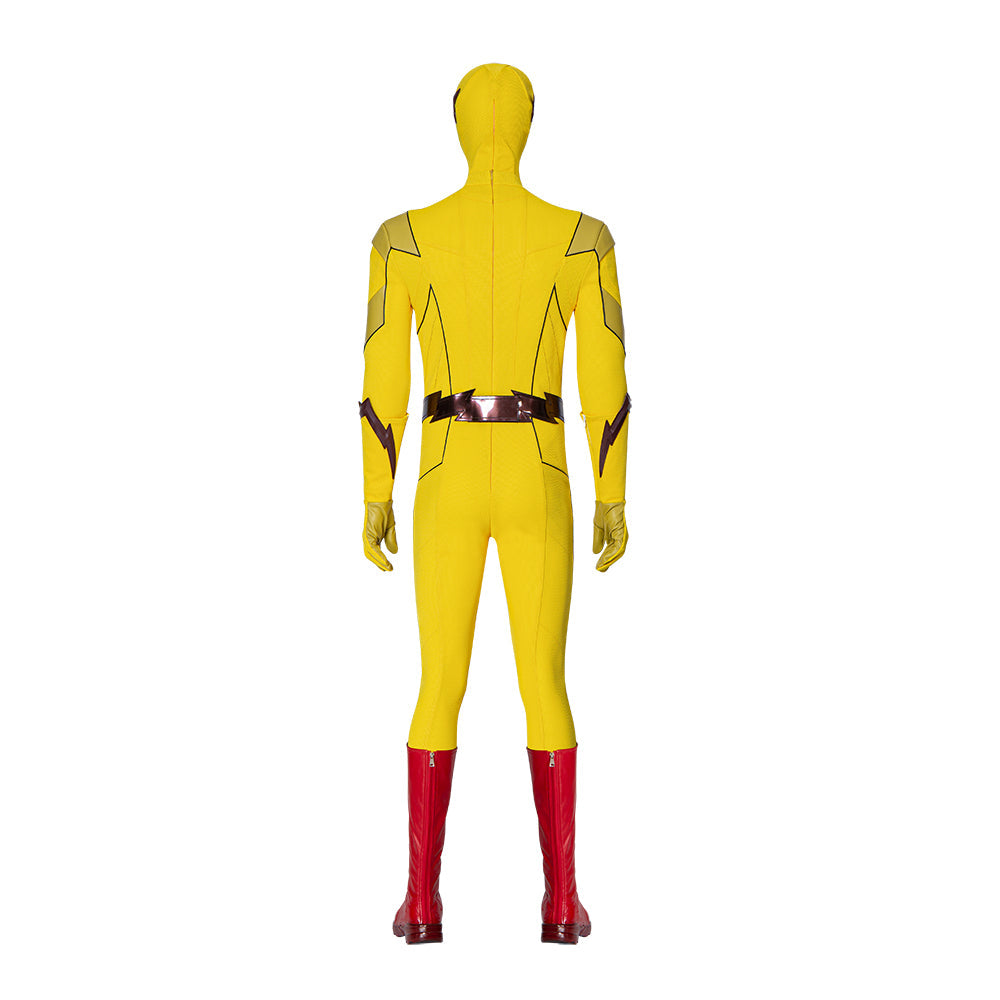 Astricos Reverse Flash Armageddon Cosplay Outfit - Barry Allen's Yellow Superhero Suit - Astricos