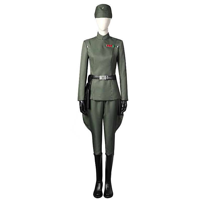 Astricos Obi Wan Kenobi Adult Empire Military Uniform Imperial Officer Costume Outfit with Hat - Astricos