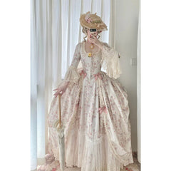 Astricos Rococo Dress 18th Century Victorian Era Marie Antoinette Inspired Ball Gown - Astricos