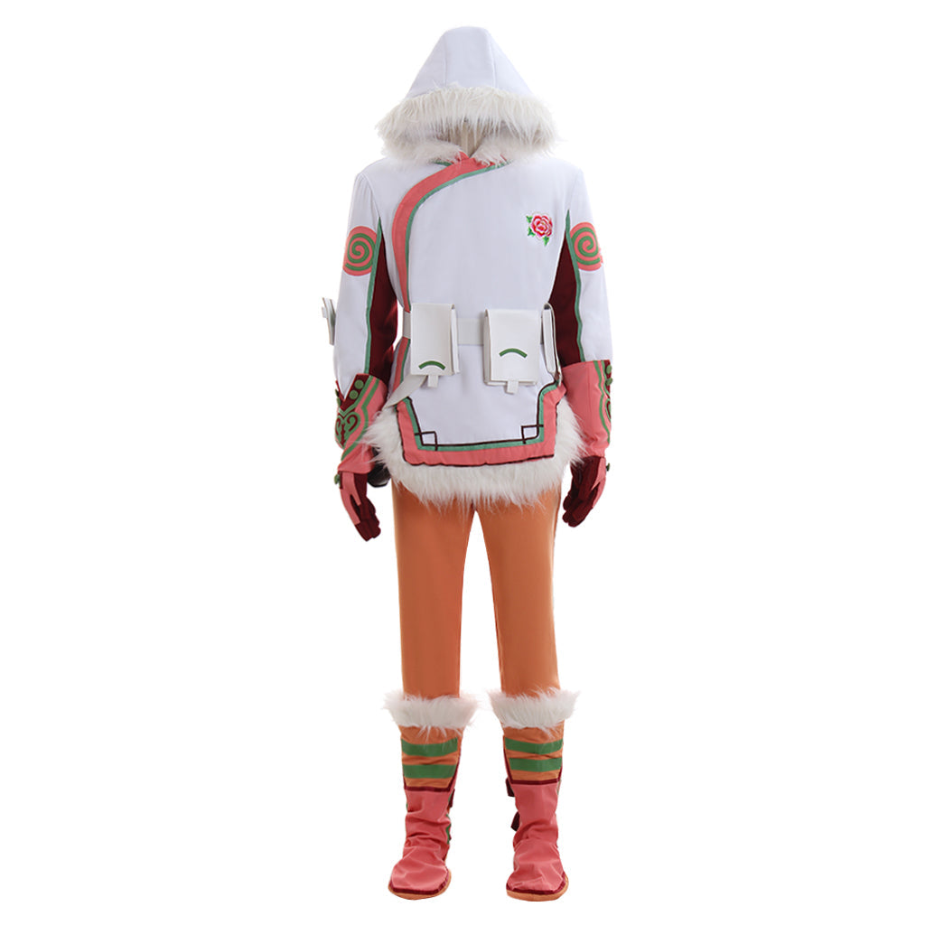 Astricos Overwatch Mei Orange Skins Battle Uniform Suit | Premium Cosplay Costume for Enthusiasts - Astricos