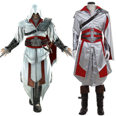 Astricos Elite Cosplay Outfit - Ezio Assassins Connor Sweater Pants Coat Ensemble for Roleplay - Astricos