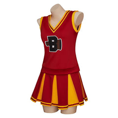 Astricos Cheerleader Costume - Vibrant Red High School Cheerleading Outfit for Women - Astricos