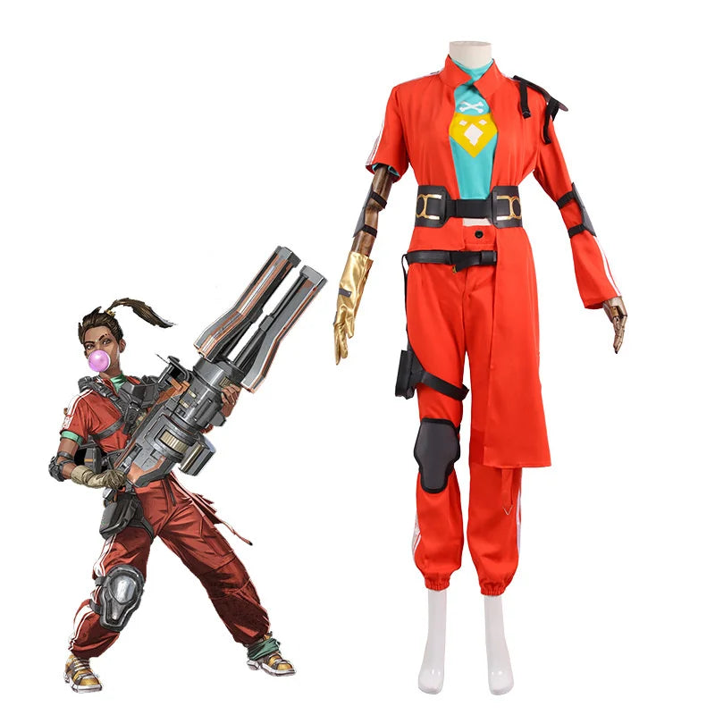 Astricos Men's Apex Legends Rampart Cosplay Costume - Authentic Combat Uniform for Halloween Parties - Astricos