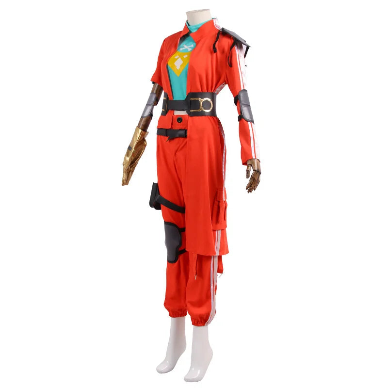 Astricos Men's Apex Legends Rampart Cosplay Costume - Authentic Combat Uniform for Halloween Parties - Astricos