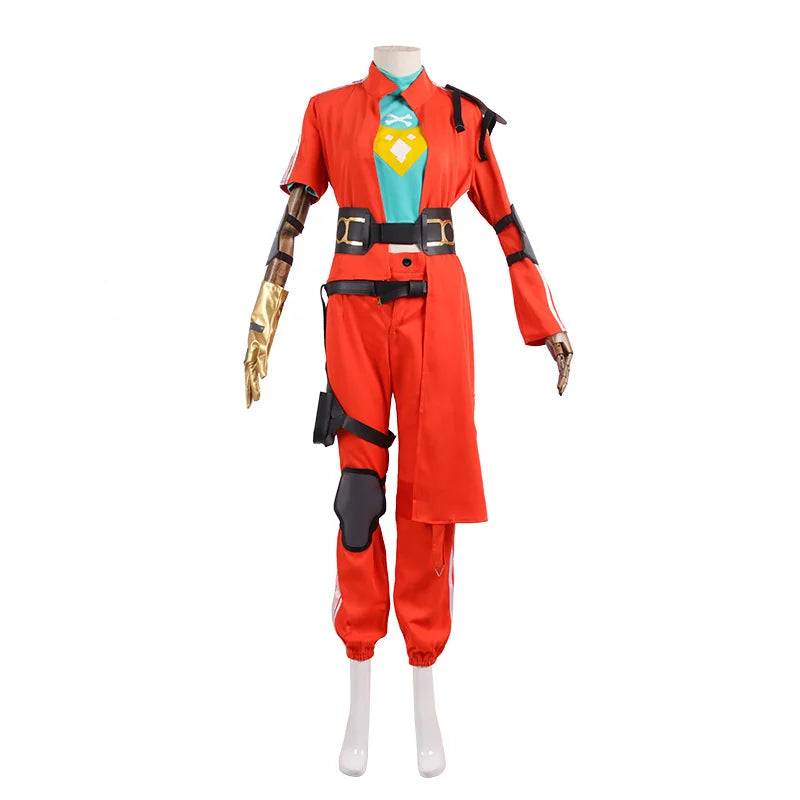 Astricos Men's Apex Legends Rampart Cosplay Costume - Authentic Combat Uniform for Halloween Parties - Astricos