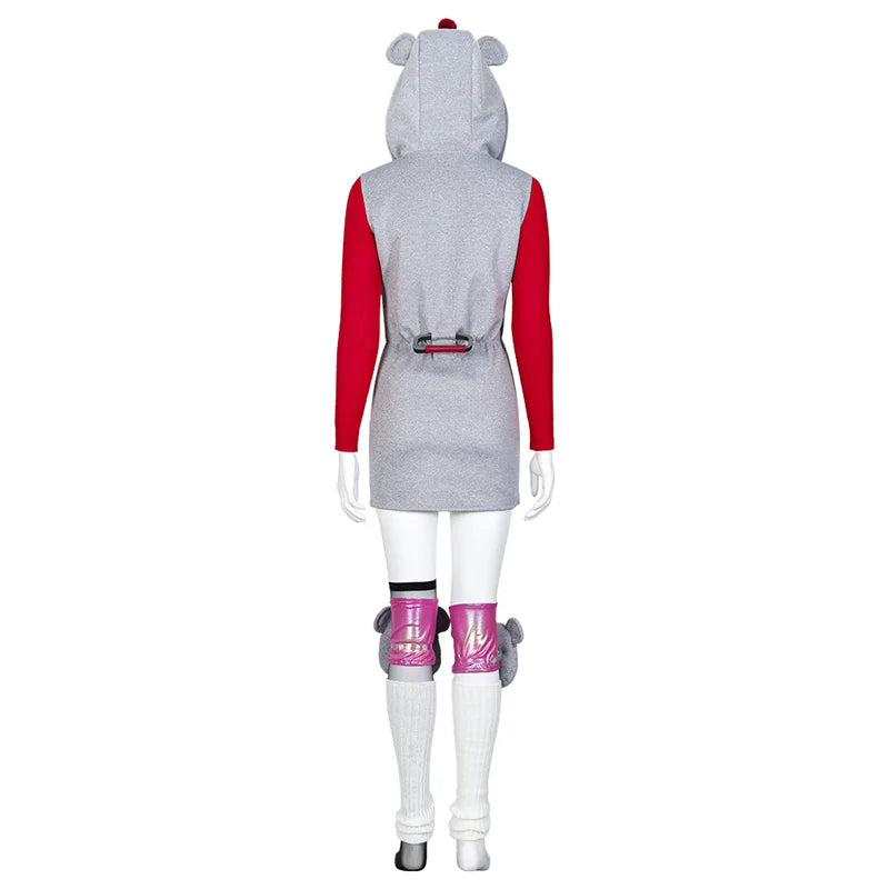 Astricos Wattson Cosplay Costume - Pink Coat with Accessories for Apex Legends Fans - Astricos