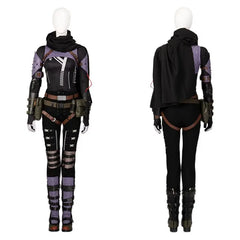 Astricos Wraith Cosplay Costume - Apex Legends Evil Skin Battle Suit with Accessories for Halloween Carnival - Astricos