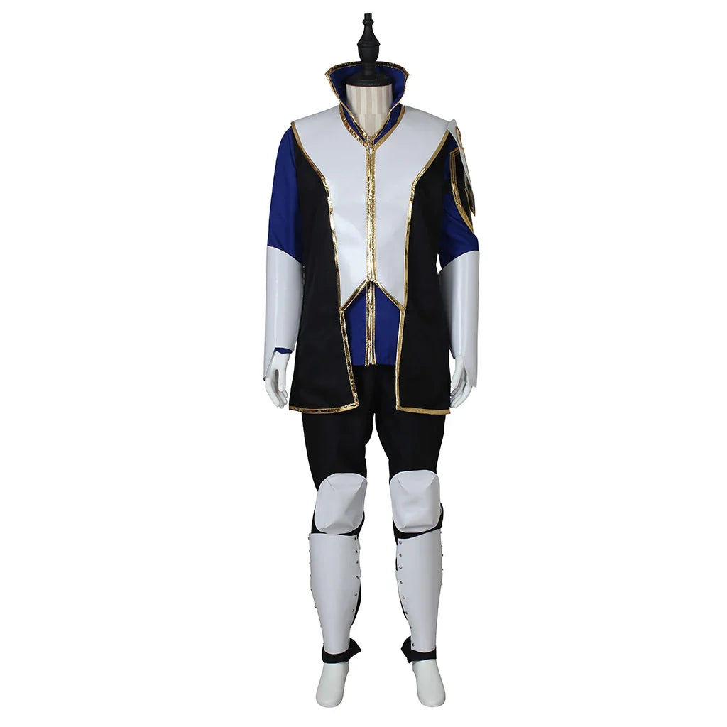 Astricos Roy Mercenary Cosplay Costume for Men - Fire Emblem Inspired Combat Suit with Cape for Halloween and Carnival Parties - Astricos