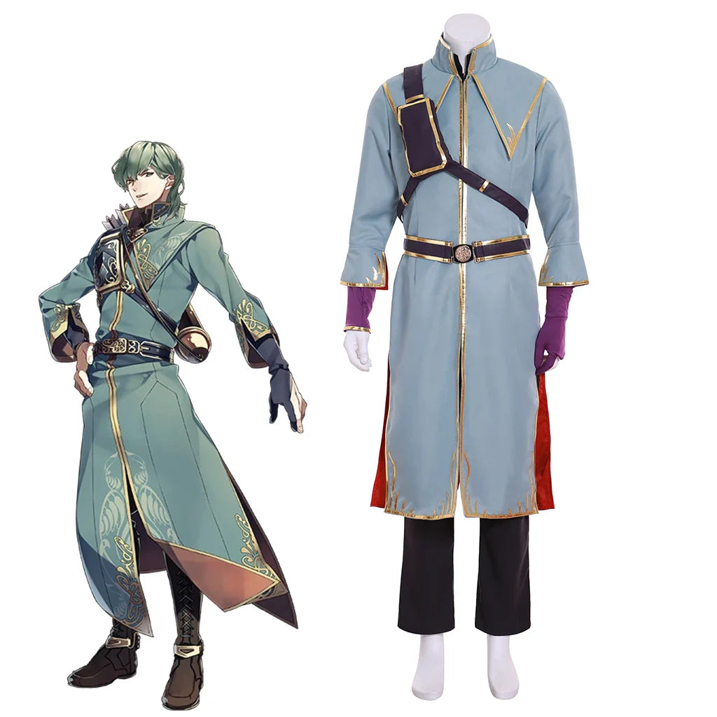 Astricos Fire Emblem Innes Cosplay Costume - Adult Men's Sacred Stones Battle Uniform for Parties - Astricos