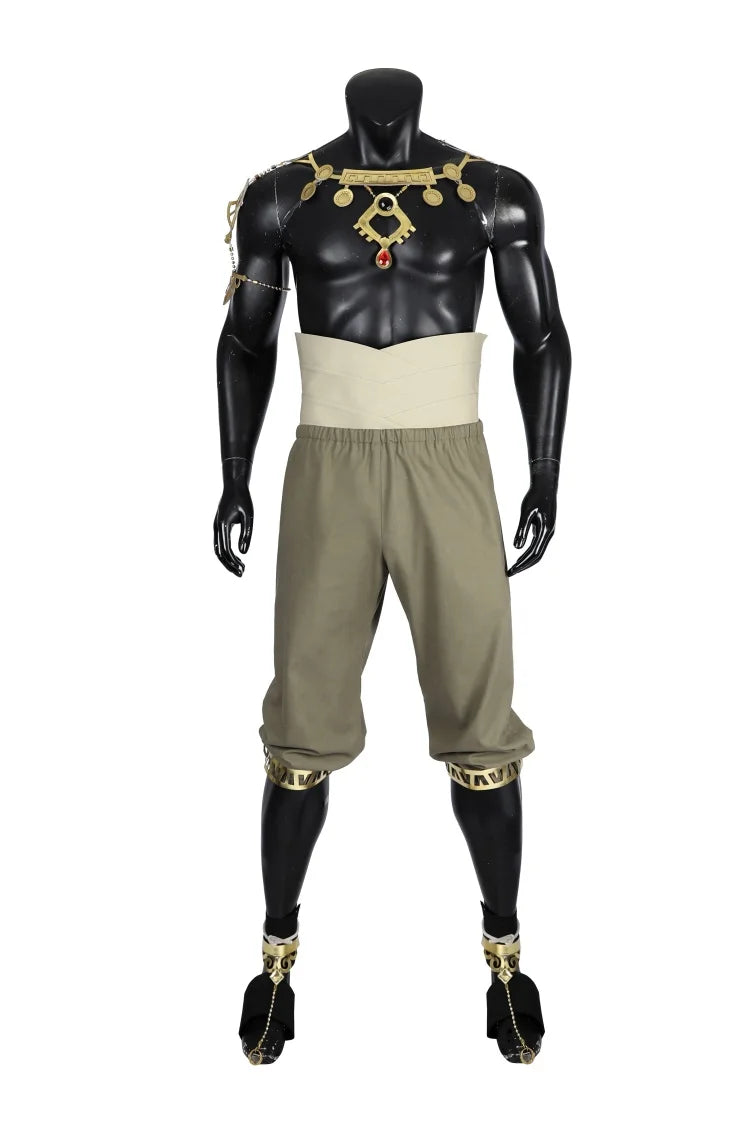 Astricos Men's Ganondorf Cosplay Battle Suit with Accessories for Themed Parties and Events - Astricos