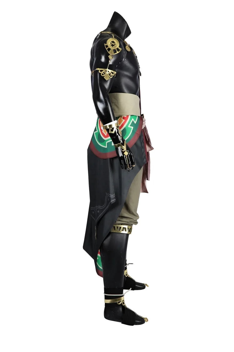 Astricos Men's Ganondorf Cosplay Battle Suit with Accessories for Themed Parties and Events - Astricos