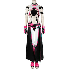 Astricos Juri Han Cosplay Street Fighter Costume Women's Sexy Combat Suit for Halloween Carnival - Astricos