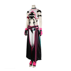 Astricos Juri Han Cosplay Street Fighter Costume Women's Sexy Combat Suit for Halloween Carnival - Astricos