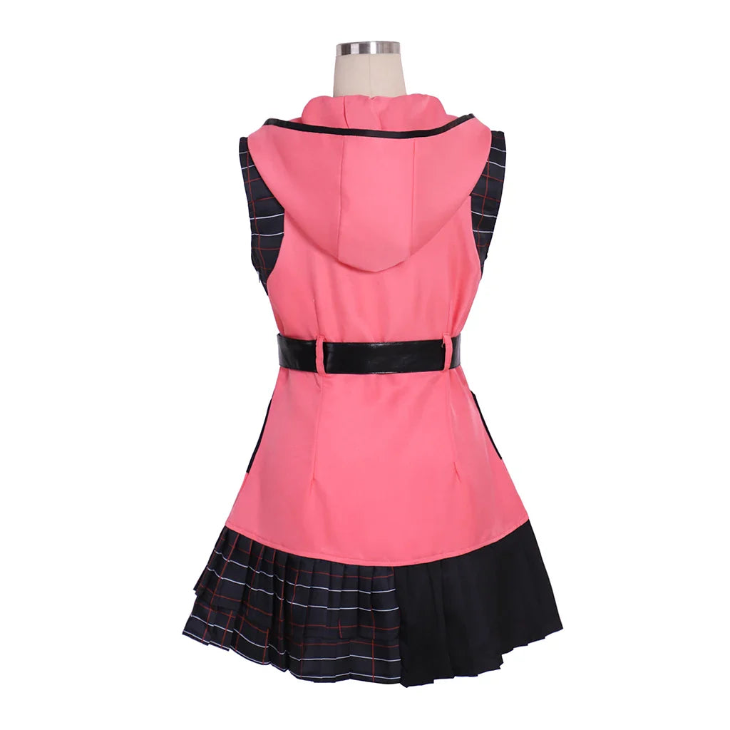 Astricos Kairi Cosplay Costume for Women - Elegant Pink Dress Uniform for Halloween, Comic Con, and Parties - Astricos