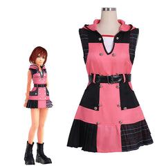 Astricos Kairi Cosplay Costume for Women - Elegant Pink Dress Uniform for Halloween, Comic Con, and Parties - Astricos