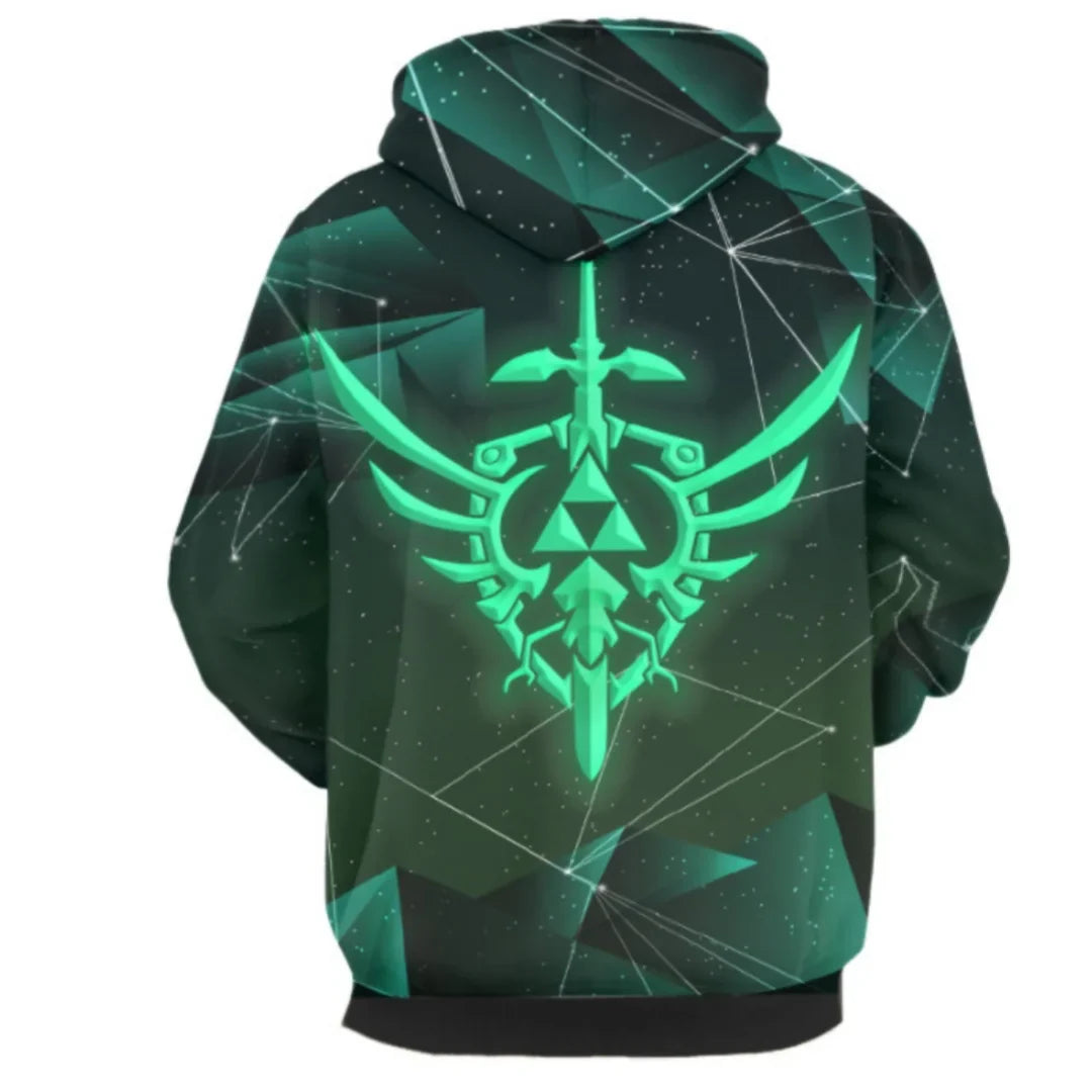 Astricos Adult Men 3D Print Cosplay Costume Hooded Sweatshirt for Halloween and Comic Con - Astricos