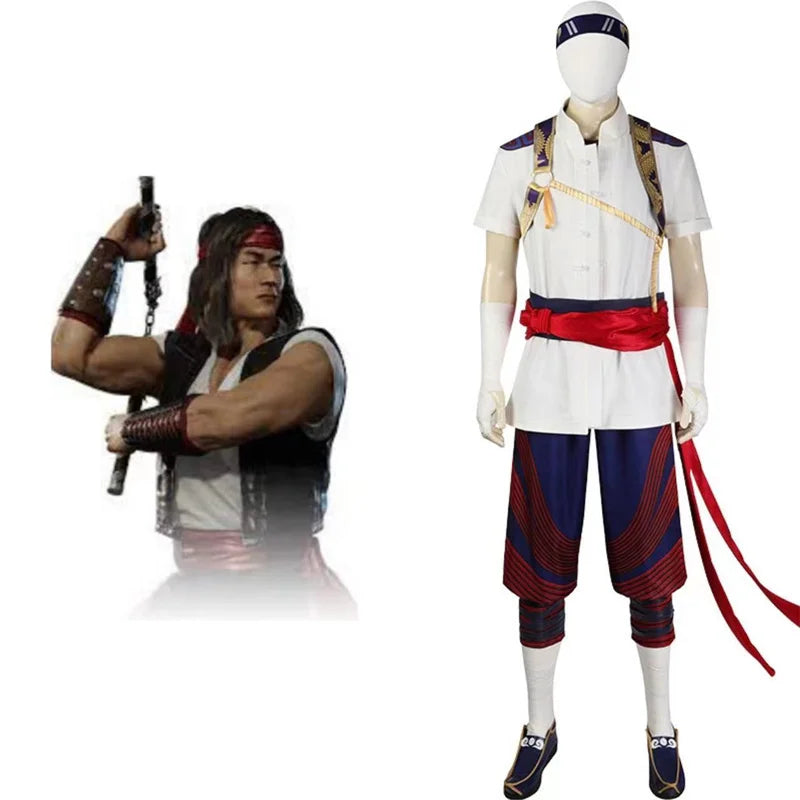 Astricos Liu Kang Cosplay Battle Suit | Authentic Mortal Kombat Halloween Costume - Astricos