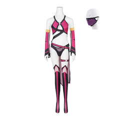 Astricos Mileena Cosplay Costume - Sexy Battle Suit for Women's Halloween Parties - Astricos