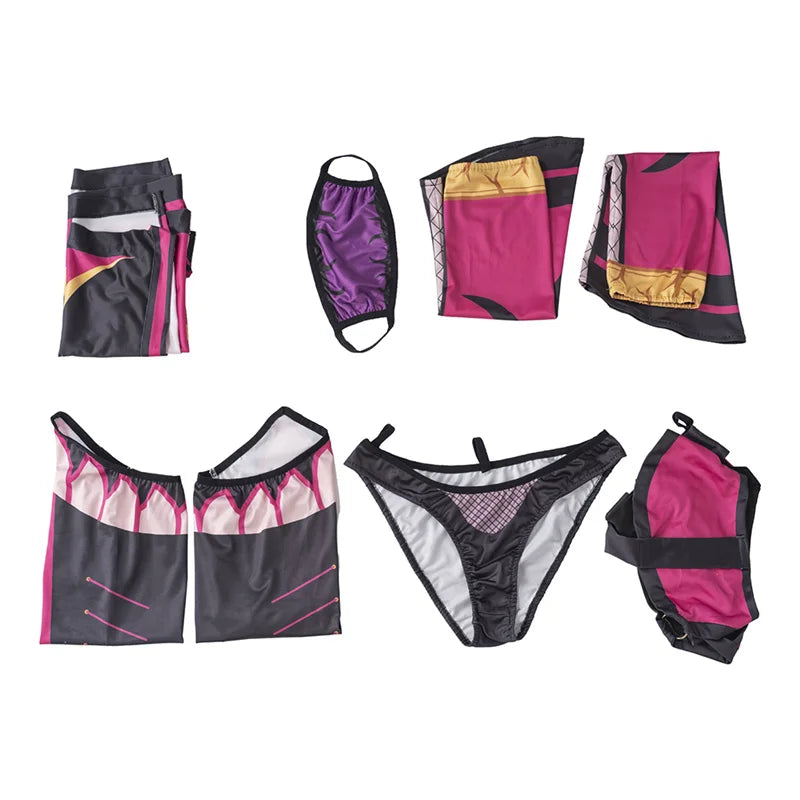 Astricos Mileena Cosplay Costume - Sexy Battle Suit for Women's Halloween Parties - Astricos