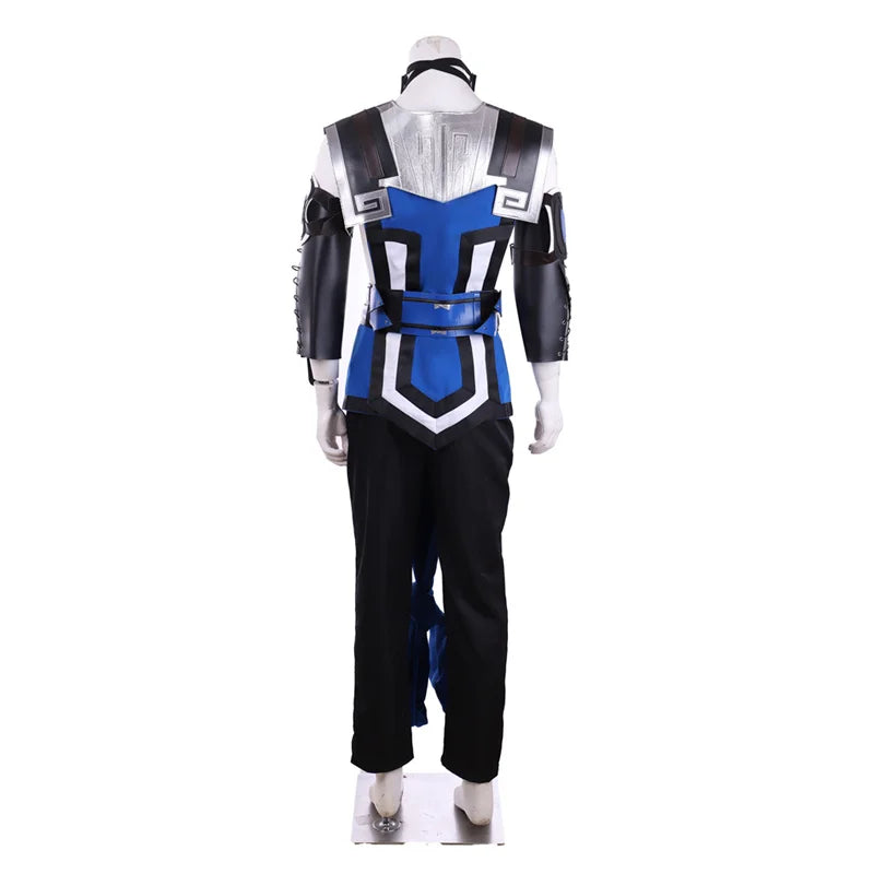 Astricos Sub-Zero Cosplay Costume | Authentic Ninja Blue Fighter Suit for Adults - Astricos