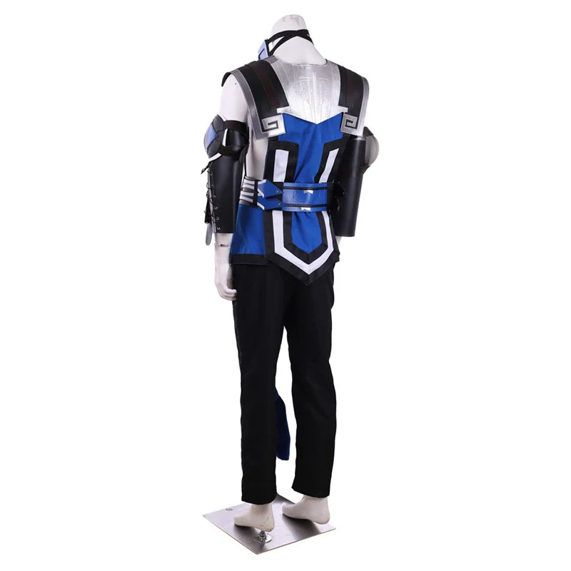 Astricos Sub-Zero Cosplay Costume | Authentic Ninja Blue Fighter Suit for Adults - Astricos