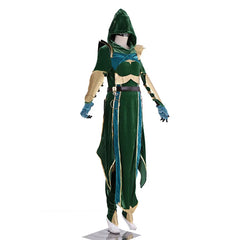 Astricos Jade Cosplay Costume | Alluring Green Combat Outfit for Women | Ideal for Halloween and Carnival - Astricos