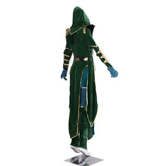 Astricos Jade Cosplay Costume | Alluring Green Combat Outfit for Women | Ideal for Halloween and Carnival - Astricos