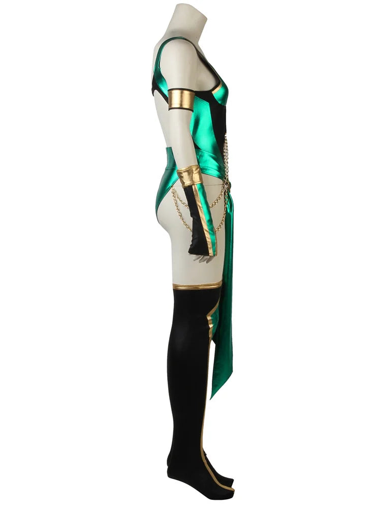 Astricos Jade Blue Sexy Battle Costume Full Set for Halloween & Cosplay - Astricos