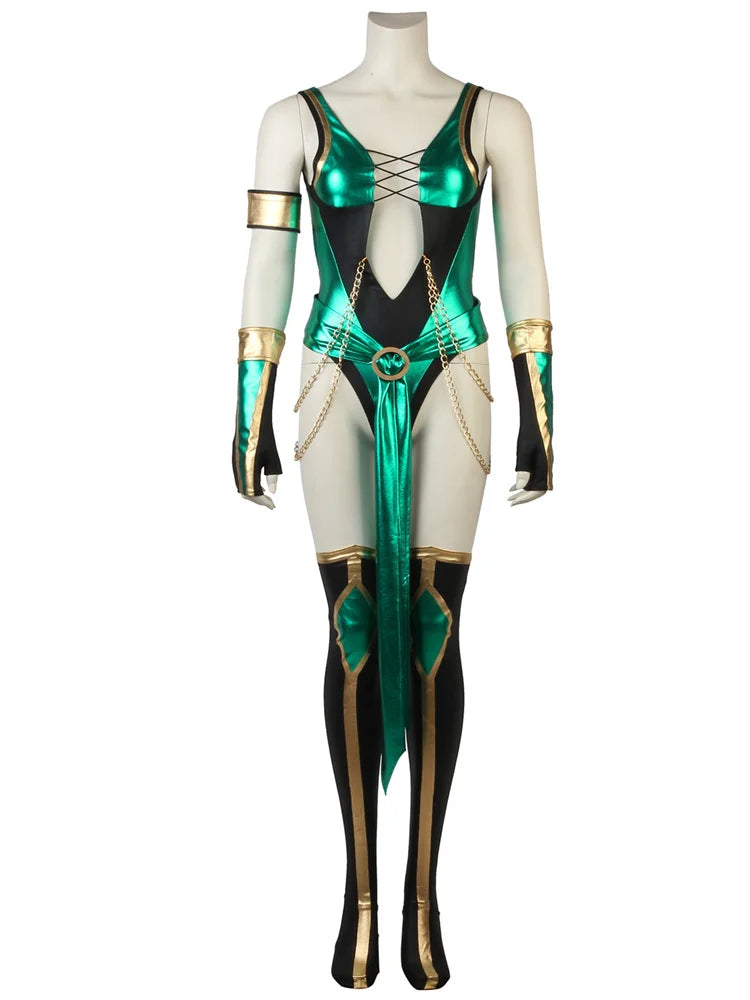 Astricos Jade Blue Sexy Battle Costume Full Set for Halloween & Cosplay - Astricos