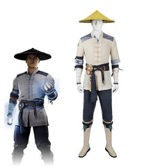 Astricos Mortal Kombat Raiden Cosplay Costume Adult Men - Electrifying Battle Uniform for Halloween & Parties - Astricos