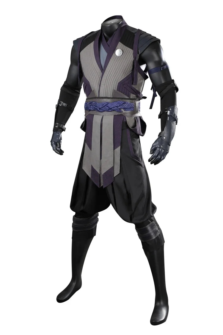 Astricos Smoke Cosplay Costume for Men - Mortal Kombat 1 Punk Battle Uniform Suit for Halloween Carnival Parties - Astricos