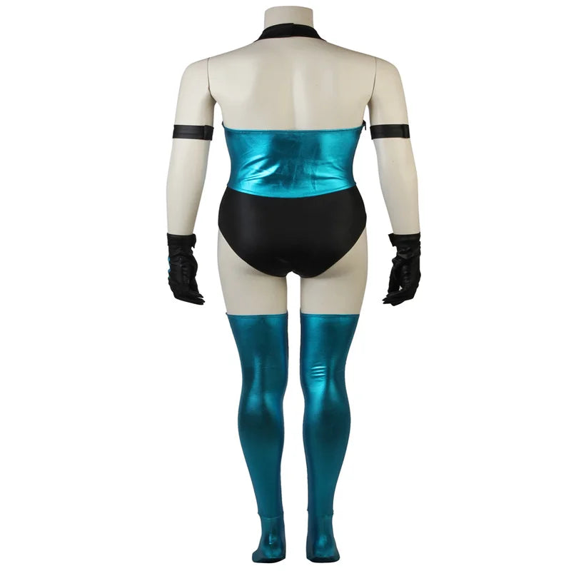 Astricos Mortal Kombat Kitana Costume - Bold Cosplay Tights Battle Suit for Women | Full Adult Outfit for Halloween & Carnival - Astricos