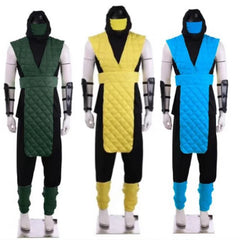 Astricos Scorpion and Sub-Zero Cosplay Costume - Men's Full Battle Suit for Halloween & Carnival - Astricos