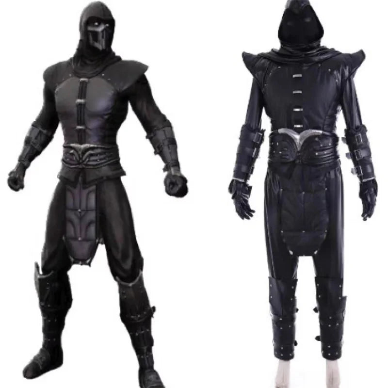 Astricos Noob Saibot Cosplay - Premium Black Ninja Fighter Outfit for Men - Astricos