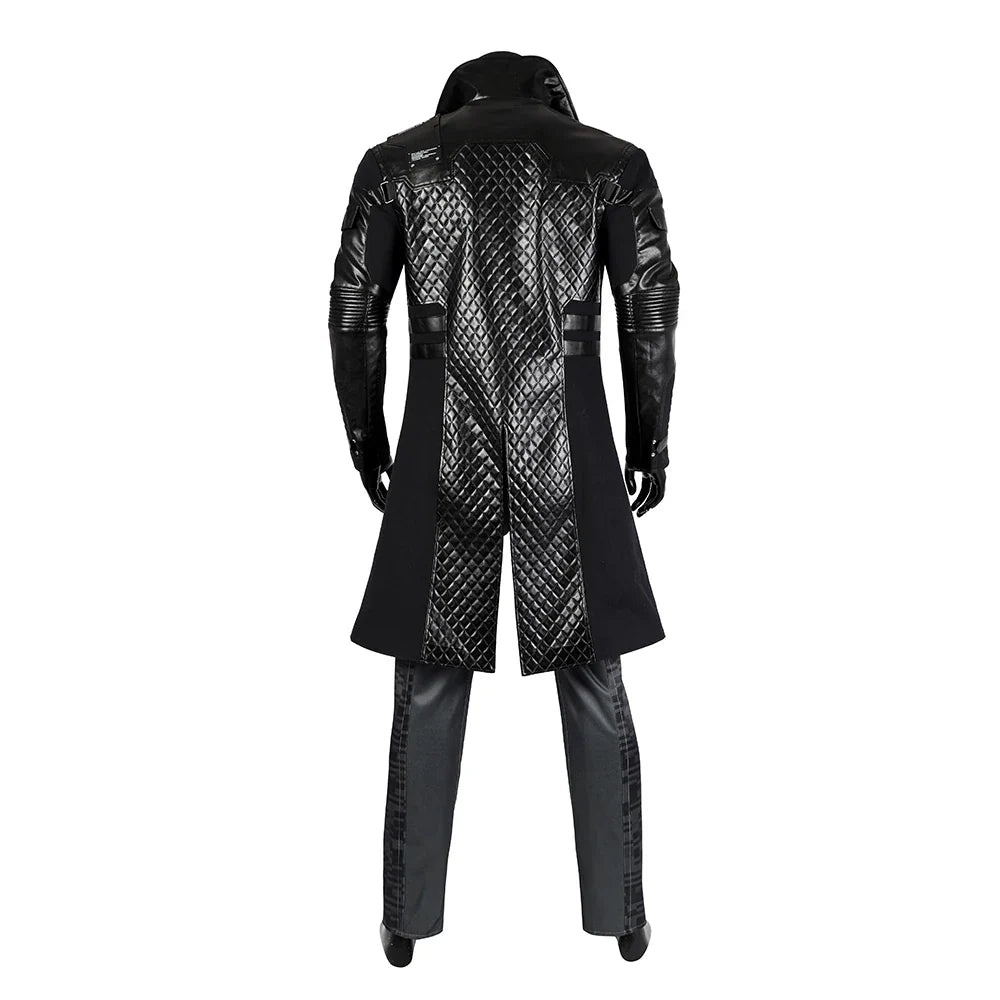 Astricos Men's Punk Retro Phantom Liberty Uniform Suit - Cyberpunk Cosplay Costume for Halloween and Carnival Parties - Astricos