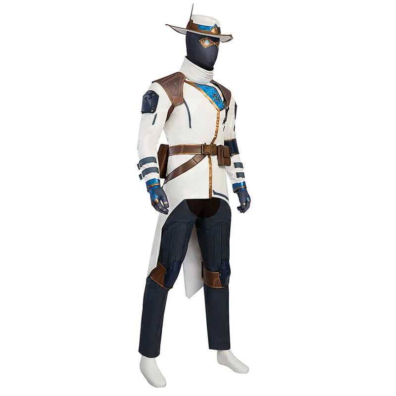 Astricos Cypher Cosplay Costume | Men's Hat, Coat, Pants, Accessories | Full Set for Events & Parties - Astricos