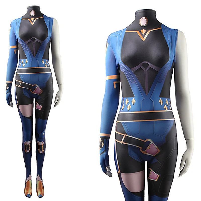 Astricos Reyna Cosplay Jumpsuit | Premium Spandex Zentai Suit for Halloween & Carnival - Astricos