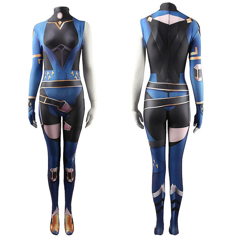 Astricos Reyna Cosplay Jumpsuit | Premium Spandex Zentai Suit for Halloween & Carnival - Astricos