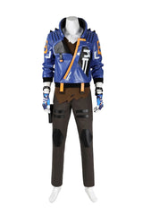 Astricos Yoru Cosplay Costume for Men - Fantasia Blue Jacket Top Pants Mask Full Set for Halloween Parties - Astricos