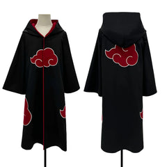 Astricos Naruto Shippuden Uchiha Itachi & Sasuke Cosplay Costumes - Hawk Team Akatsuki Cloaks - Astricos