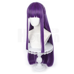 Astricos Anime Fren Cosplay Wig - Long Purple Rose Synthetic Fiber Adjustable Size Gift - Astricos