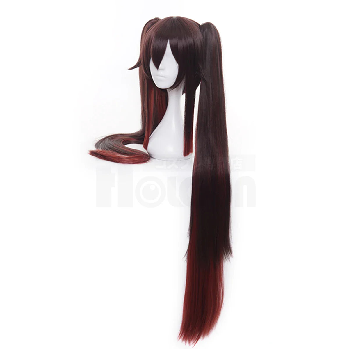 Astricos Hu Tao Cosplay Wig - High-Quality Synthetic Fiber with Adjustable Cap - Astricos