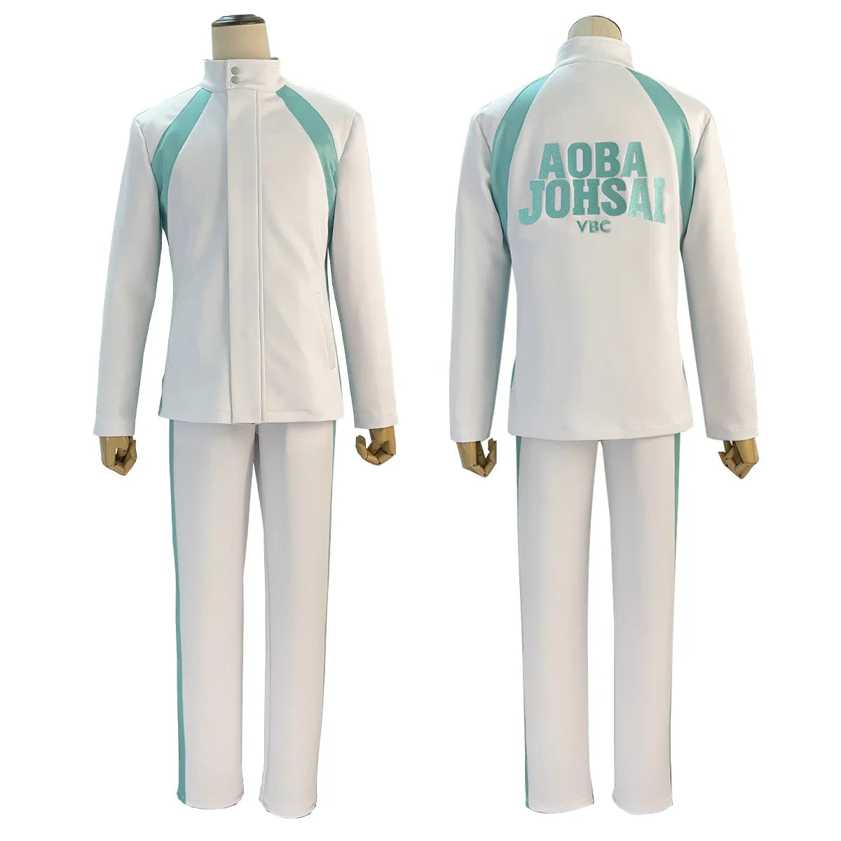 Astricos Haikyuu Anime Aobajohsai High School Uniform Oikawa Tooru Cosplay Costume Wig Full-Zip Tracksuit Daily Wear - Astricos