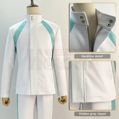 Astricos Haikyuu Anime Aobajohsai High School Uniform Oikawa Tooru Cosplay Costume Wig Full-Zip Tracksuit Daily Wear - Astricos