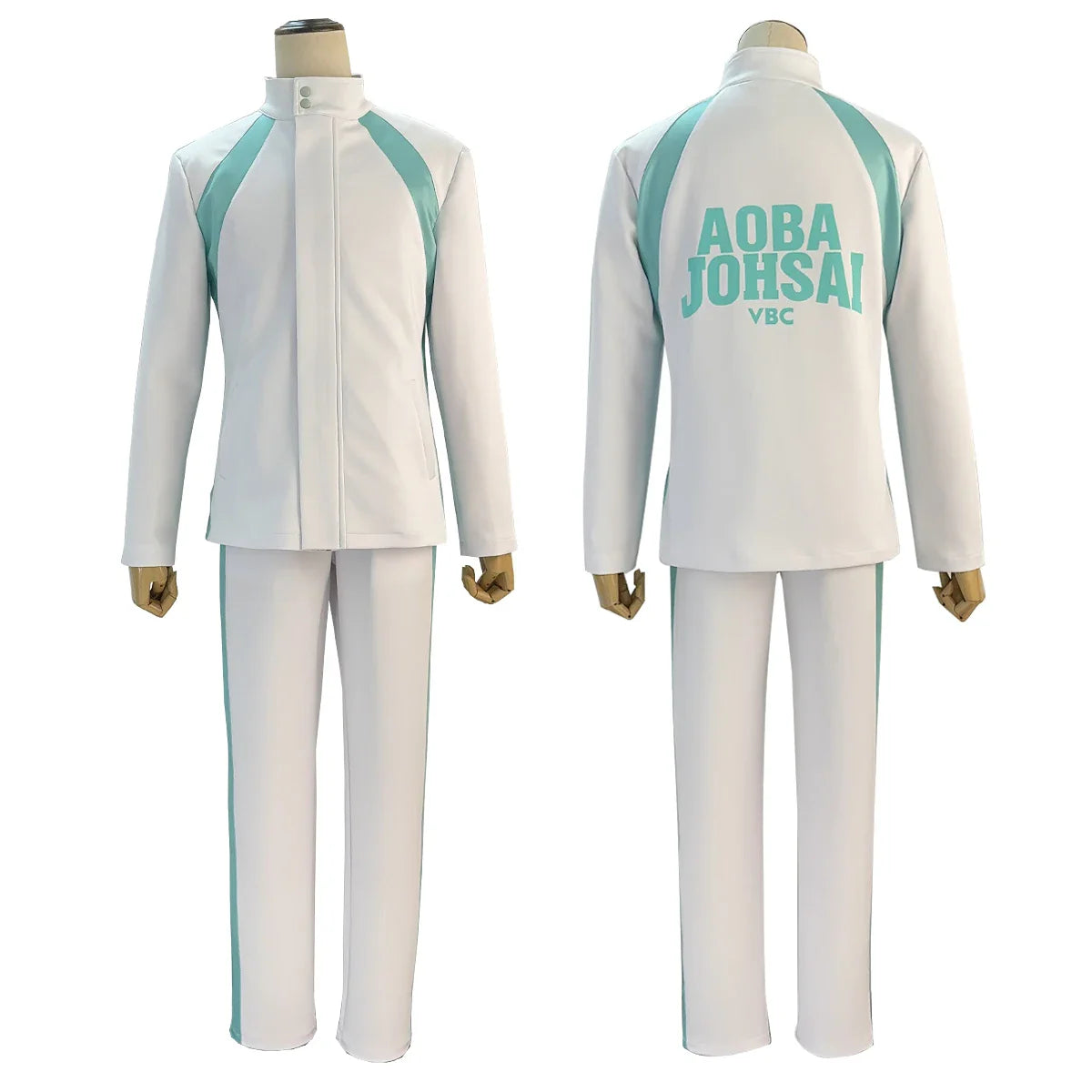 Astricos Haikyuu Anime Aobajohsai High School Uniform Oikawa Tooru Cosplay Costume Wig Full-Zip Tracksuit Daily Wear - Astricos