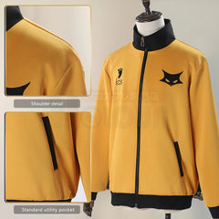 Astricos Haikyuu Hinata Shouyou Cosplay Tracksuit with Premium Embroidery - Orange Black Sportwear Gift - Astricos