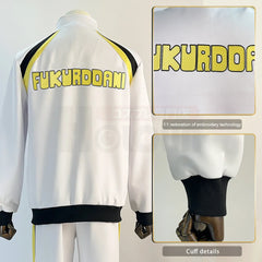 Astricos Haikyuu!! Bokuto Akaashi Cosplay Tracksuit - Fukurodani High School Uniform with Embroidery - Astricos