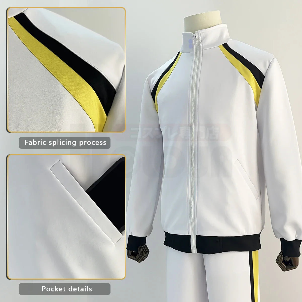 Astricos Haikyuu!! Bokuto Akaashi Cosplay Tracksuit - Fukurodani High School Uniform with Embroidery - Astricos