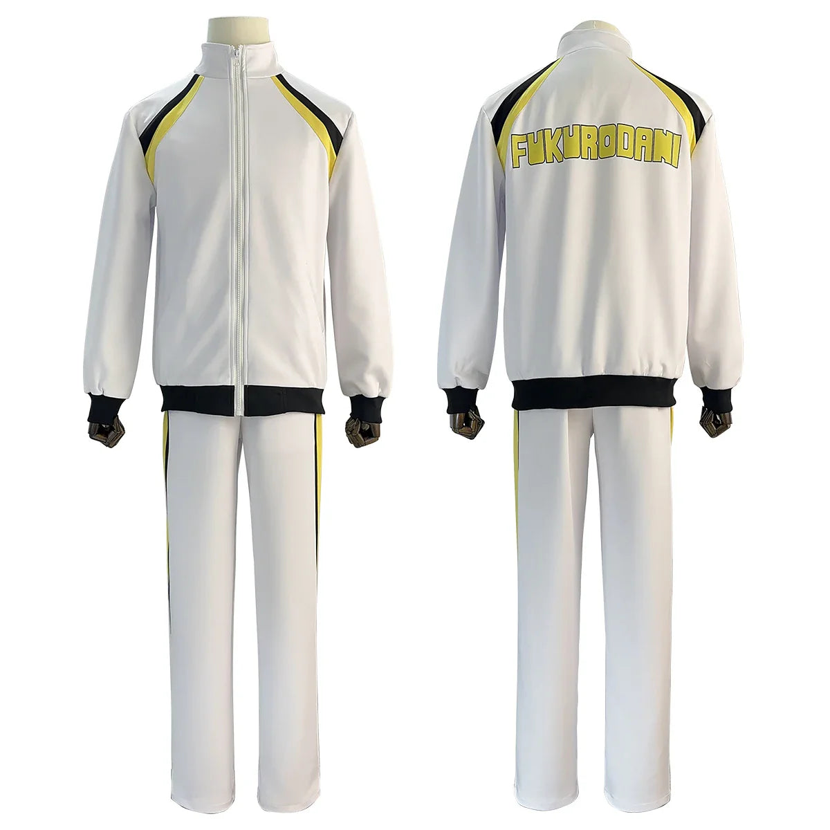 Astricos Haikyuu!! Bokuto Akaashi Cosplay Tracksuit - Fukurodani High School Uniform with Embroidery - Astricos