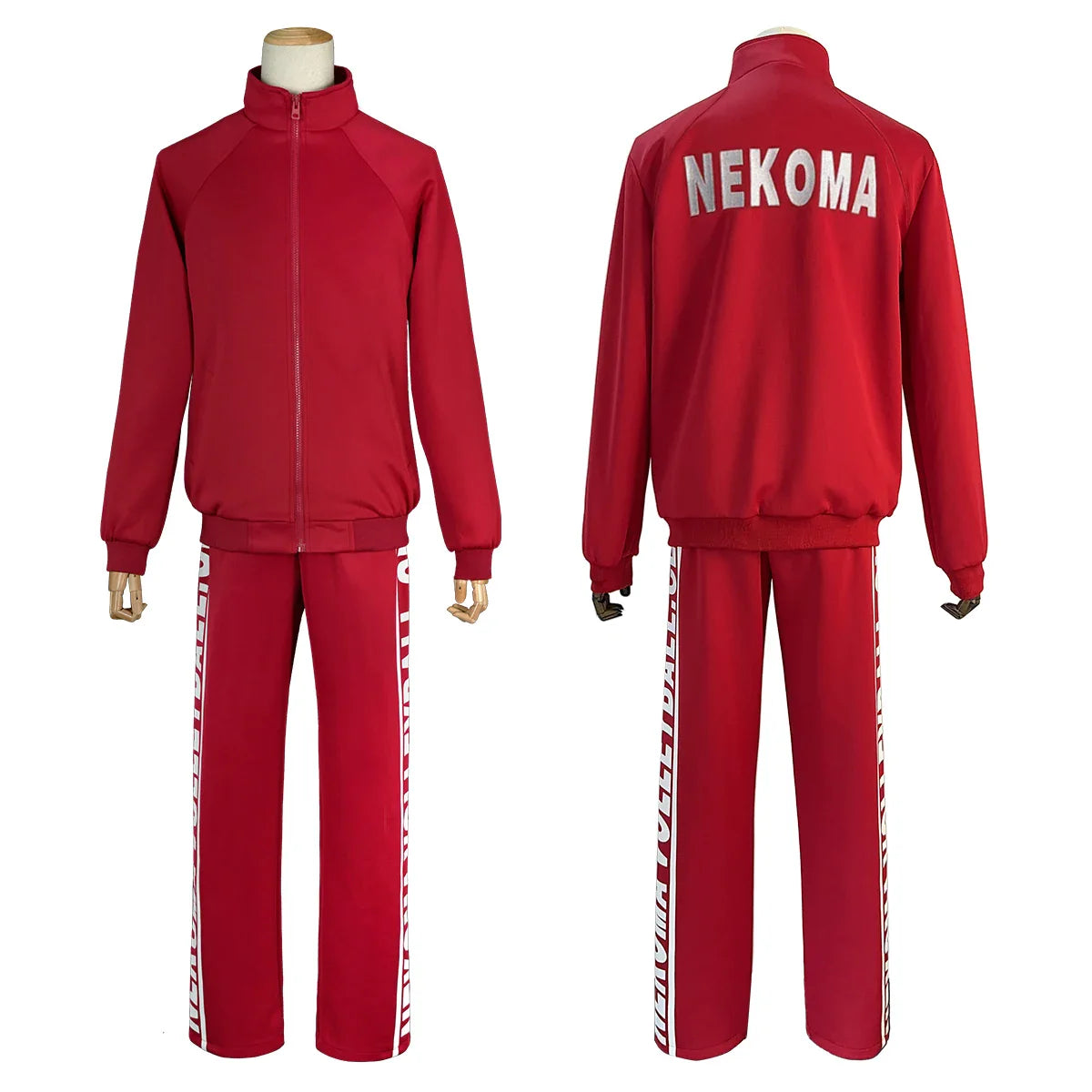 Astricos Haikyuu!! Nekoma High School Uniform - Kuroo Tetsuro & Kozume Kenma Cosplay Tracksuit with Embroidery - Astricos